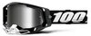 100% Racecraft 2 Google Black - Mirror Silver lens 