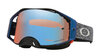 Zijaanzicht van Oakley Airbrake MX Grey Strike goggle met Prizm MX Sapphire Iridium lens