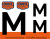 Plakletter M voor Nummerbord