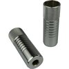 BMX Axle Pegs 38mm 10/14mm z/draad Zilver