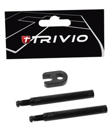 Trivio ventiel verlenger set 50mm met sleutel