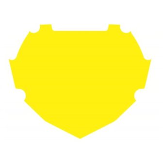 BMX World BOX Achtergrond Sticker Geel Groot
