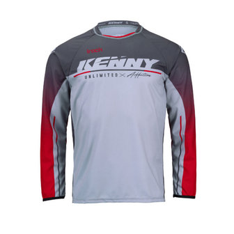 Kenny Track Focus Shirt Grey Red 2022 BMX World