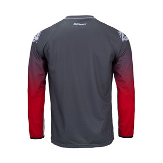 Kenny Track Focus Shirt Grey Red 2022 BMX World