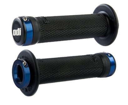 Odi Ruffian Lock-on Grips Black/Blue 143mm BMX World