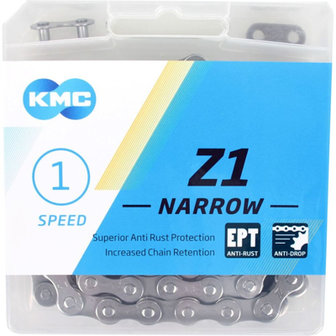 KMC Z1 Narrow Zilver Ketting BMX World