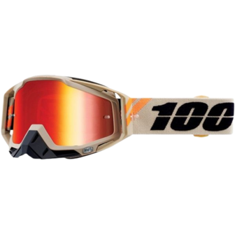 100% Racecraft Poliet Goggle Mirror Silver lens BMX World