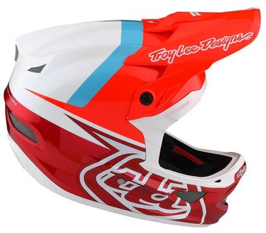 TLD D3 Fiberlite Slant Red Helmet 2022 BMX World