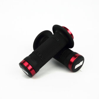 Odi Ruffian mini lock-on grips Black/Red (100MM)