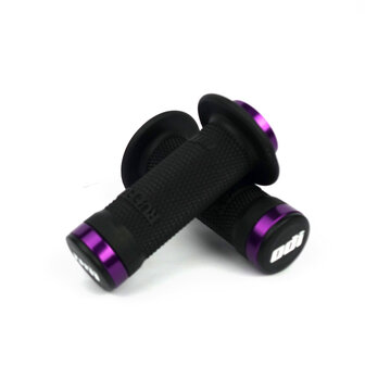 Odi Ruffian mini lock-on grips Black/Purple (100MM)