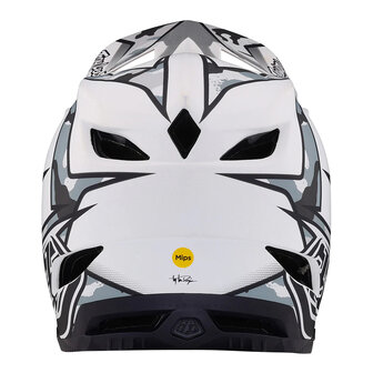 TLD D4 Composite Helm Matrix Camo White 2023