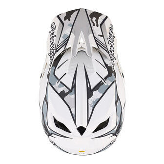 TLD D4 Composite Helm Matrix Camo White 2023