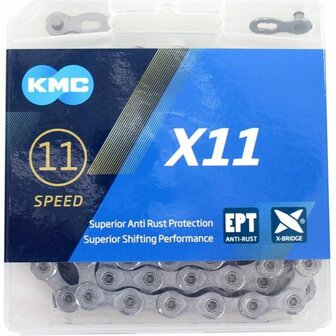 KMC X11 Kette Silber