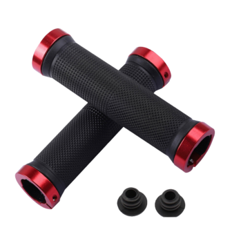 NXT LVL Diamond Lock-on Grips Black/Red