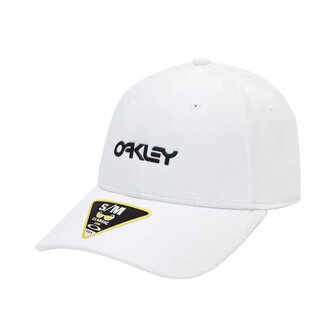 Oakley cap 6-panel Stretch Metallic Hat White