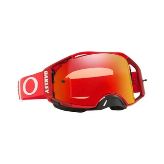 Oakley Airbrake MX Moto Red Prizm Torch Iridium Lens