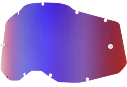 100% Replacement Lens Mirror Red/Blue  Generation 2