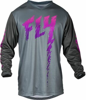 Fly F-16 Jersey Youth Grey/Pink 2023 