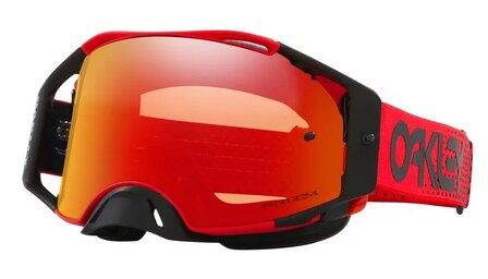 Oakley Airbrake MX Moto Red Prizm Torch Lens