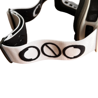 Nologo Prism Cross Goggles White - Gray Lens