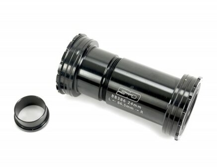 SD Ceramic Bottom Bracket Threaded Lock BB386 conversion to 24mm spindle Black