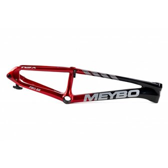 Meybo HSX Carbon 2024 Bmx Race Frame Black/Red/Silver/Grey