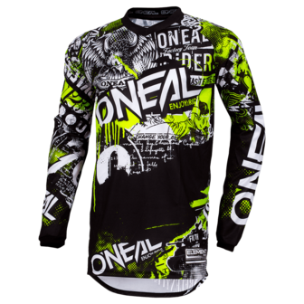O&#039;Neal Element Element Attack Jersey Youth Black/Neon Yellow
