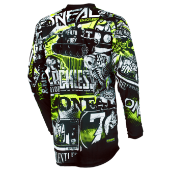 O&#039;Neal Element Element Attack Jersey Youth Black/Neon Yellow