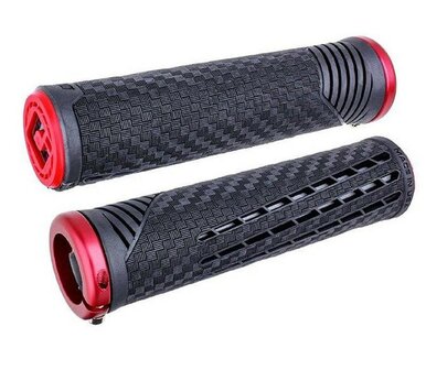 ODI CF Grips v2.1 Lock-on Black-Red