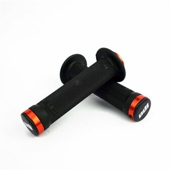 Odi Ruffian Black/Orange Grips met Flens 130mm
