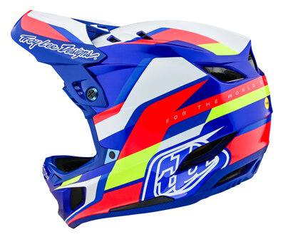 TLD D4 Composite Helm Omega White/Blue 2024