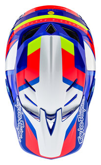TLD D4 Composite Helm Omega White/Blue 2024