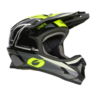 O&#039;Neal Sonus Split Black/Neon Yellow Casque V.23