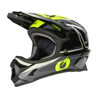 O&#039;Neal Sonus Split Black/Neon Yellow Helm V.23