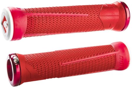 Odi AG-1 Lock-On Grips Red/Fire red /Red Clamps