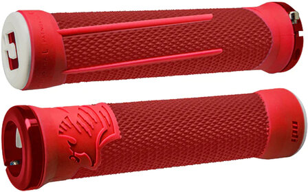 Odi AG-2 Lock-On Grips Red/Fire Red/Red Clamps