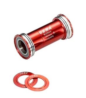 Cema Ceramic Bottom Bracket BB86/92 Red