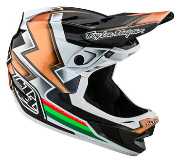 TLD D4 Carbon Helm Ever Black/Gold 2024