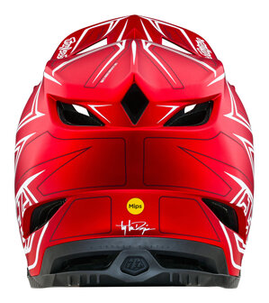 TLD D4 Composite Helm Pinnend Red 2024