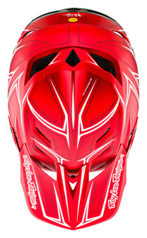 TLD D4 Composite Helm Pinnend Red 2024