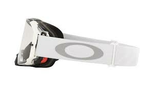 Oakley Airbrake MX  Tuff Blocks White  - Clear lens