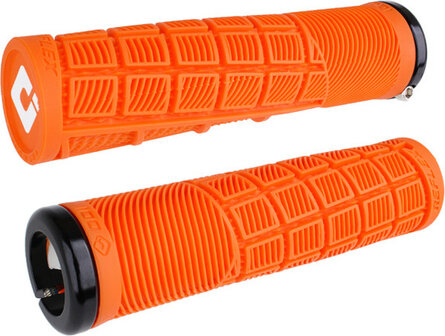 Odi Reflex Lock-On Grips Orange/ Black Clamp