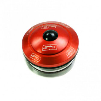 SD integrated headset sealed 11/8&quot; Red