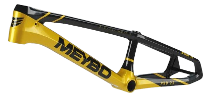 Meybo 2025 HSX Carbon Bmx Race Frame Black/Gold