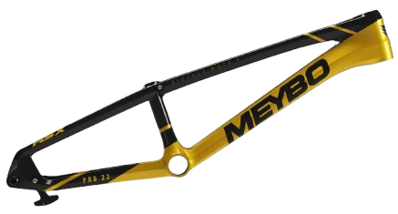 Meybo 2025 HSX Carbon Bmx Race Frame Black/Gold