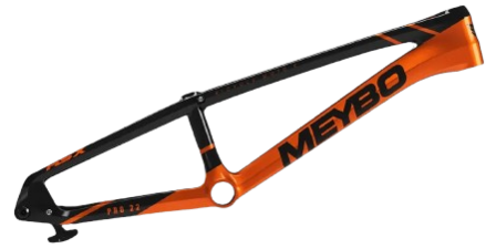 Meybo 2025 HSX Carbon Bmx Race Frame Black/Orange