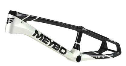 Meybo 2025 HSX Carbon Bmx Race Frame Black/Pearl White