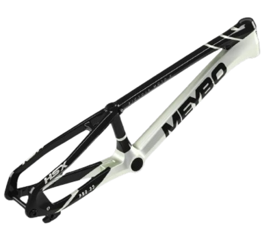 Meybo 2025 HSX Carbon Bmx Race Frame Black/Pearl White