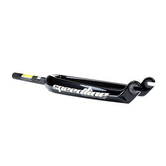 Speedline Elite Junior Carbon Race Fork 1&quot; - 10mm Dropouts - Black Gloss