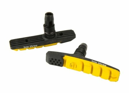 Box Three Air Flow Brake Pads 70mm Yellow BMX World